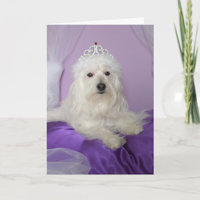 Birthday Card for Granddaughter -- Princess (Front)