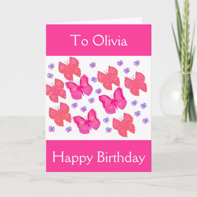 Birthday card for her, add name.message. (Front)