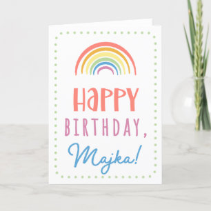 Birthday Card for Majka