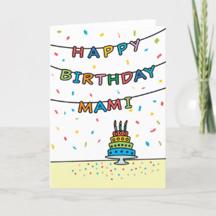 Birthday Card for Mami