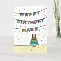 Birthday Card for Mare