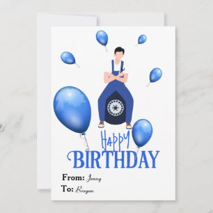 Birthday card for Mechanic