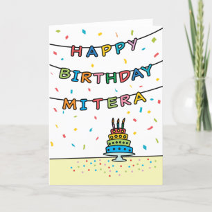Birthday Card for Mitera