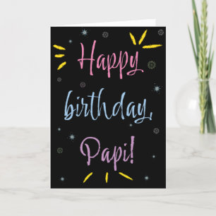 Birthday Card for Papi
