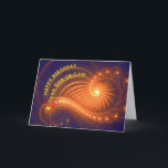Birthday card for son-in-law<br><div class="desc">Swirling lights shine out from this original art birthday card. See all ages and relationships in my store: http://www.zazzle.com/eggznbeenz</div>