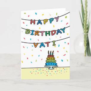 Birthday Card for Vati