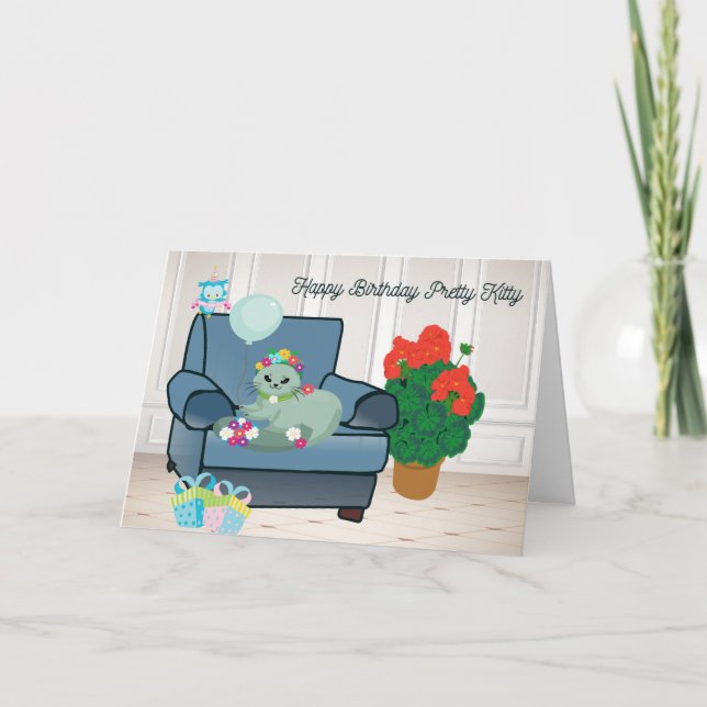 Birthday Card for Your Cat (Front)