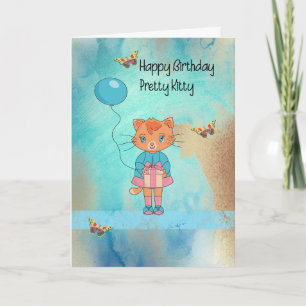 Birthday Card for your Kitty