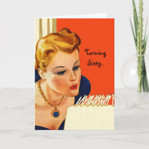 Birthday Card Fun Turning  60 It's Not As Scary As