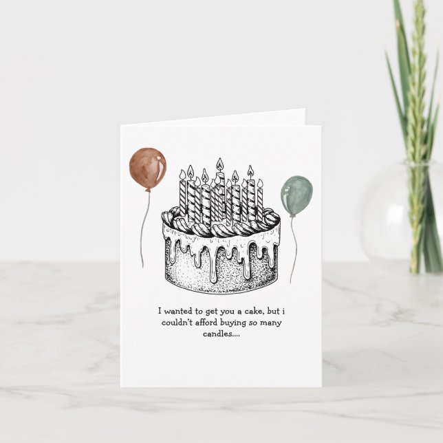 Birthday Card Funny birthday card For Grandpa, Dad (Front)