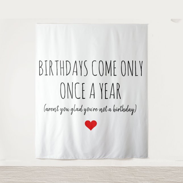 BIRTHDAY CARD FUNNY NAUGHTY TAPESTRY (Front)