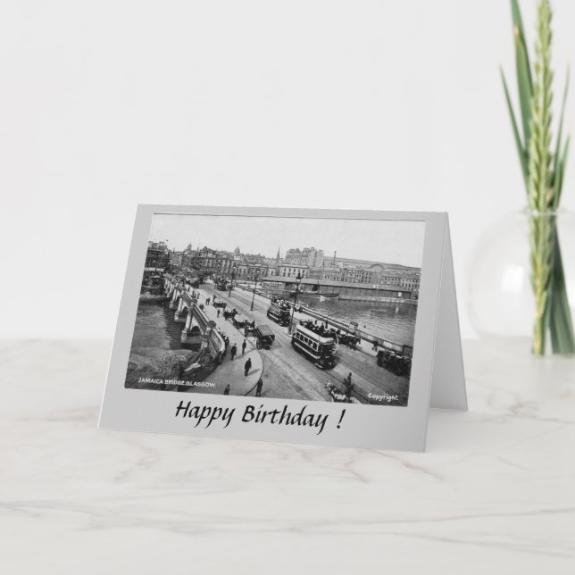 Birthday Card - Glasgow (Front)