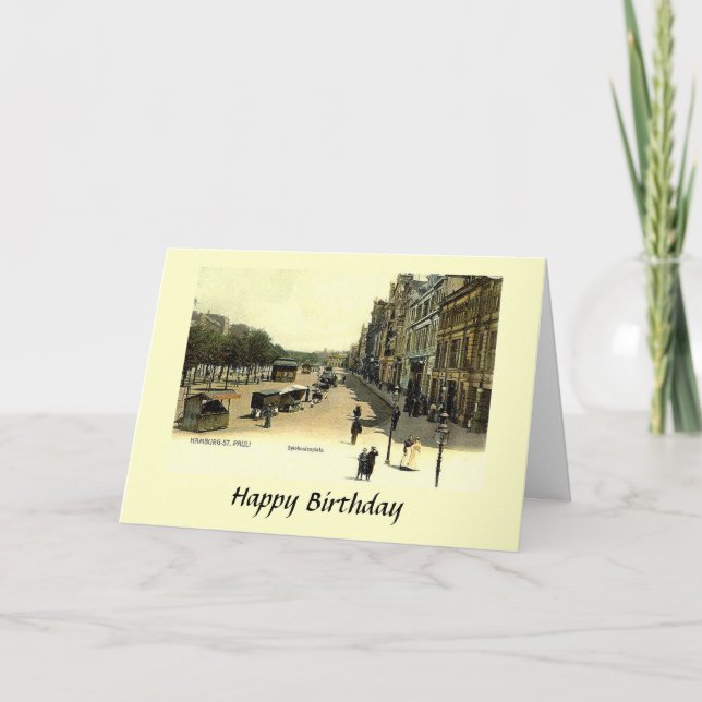 Birthday Card - Hamburg-St Pauli (Front)