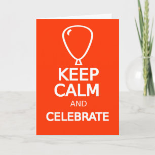 Birthday card keep calm