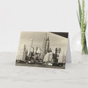 Birthday Card, Lower Manhattan Skyline Card