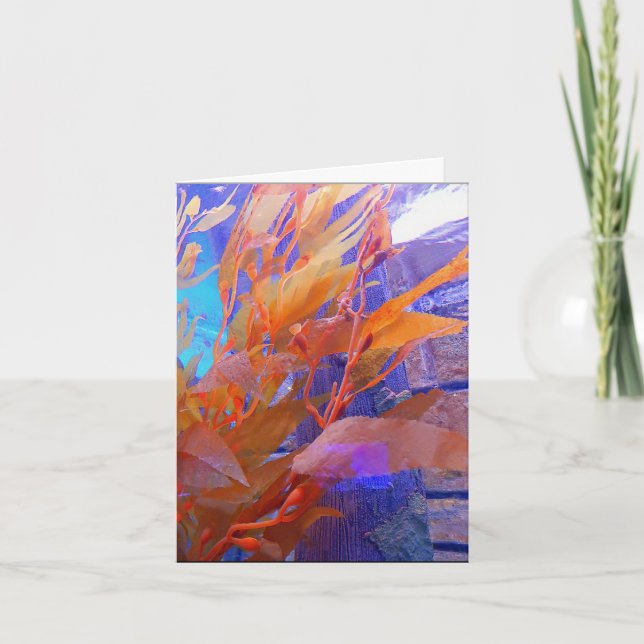 Birthday Card - Marine Kelp (Front)