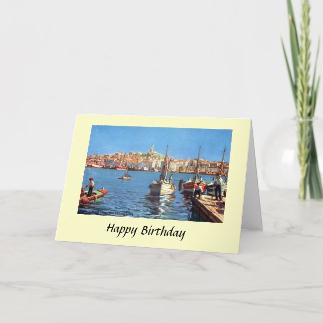 Birthday Card - Marseille (Front)