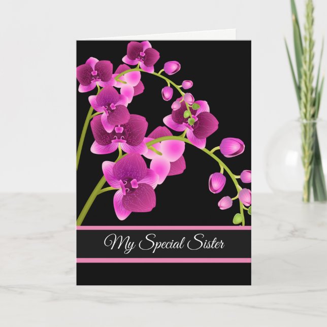 Birthday Card-My Special Sister Card (Front)