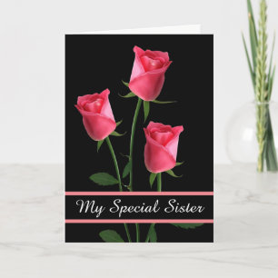 Birthday Card-My Special Sister Card