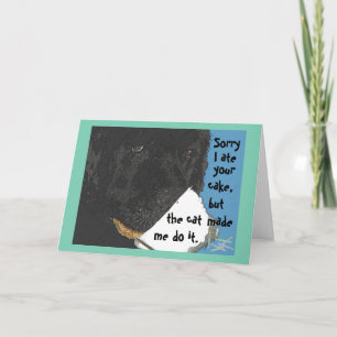 Birthday Card~ Newfoundland Dog Humour Card
