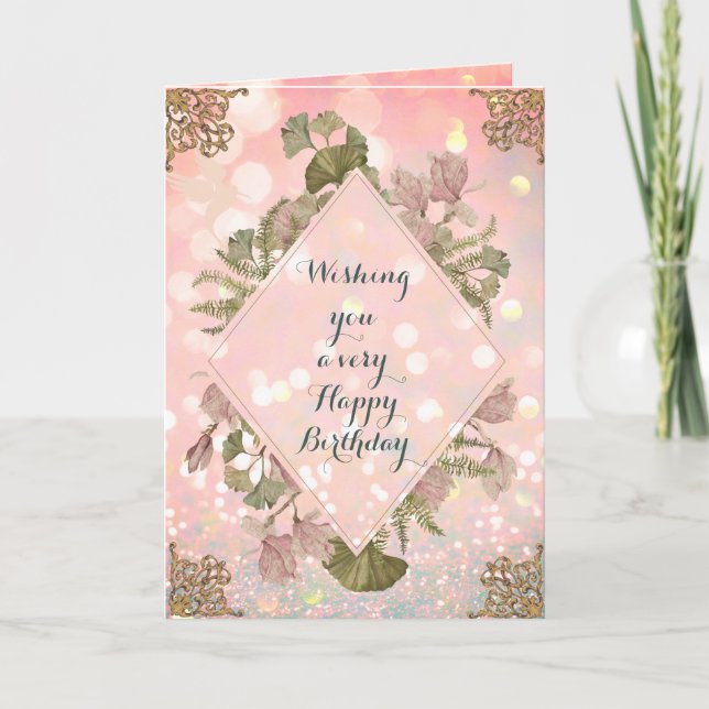 Birthday Card Ornate Victorian (Front)