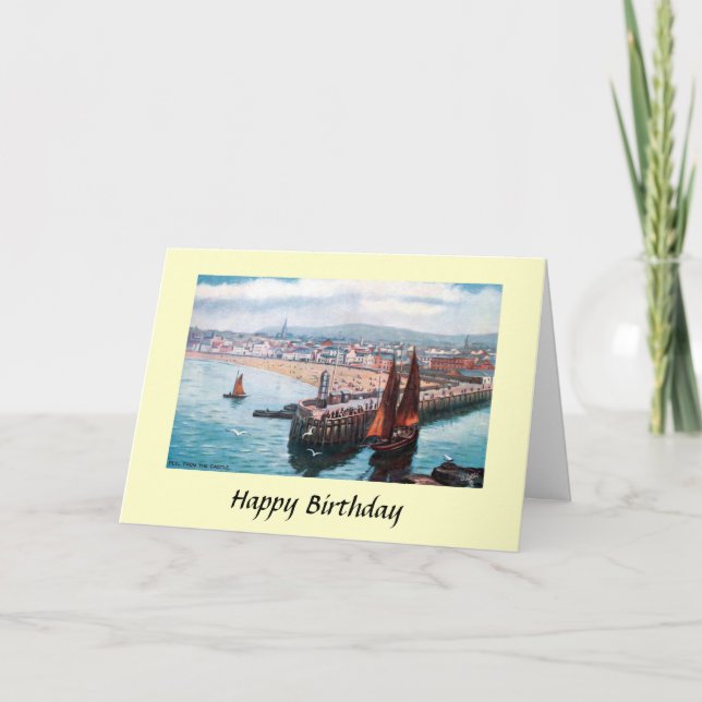 Birthday Card - Peel, Isle of Man (Front)
