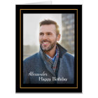 Birthday Card Photo Custom Big 18 x 24 Inches