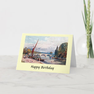 Birthday Card - Richmond Bridge, Richmond, Surrey