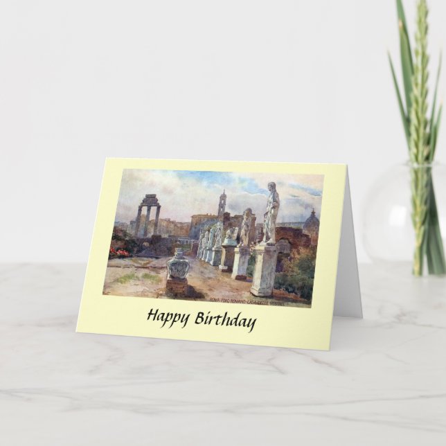 Birthday Card - Rome, Italy (Front)
