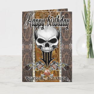 Birthday card steampunk