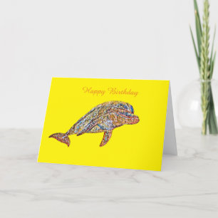 Birthday-card, thank you card