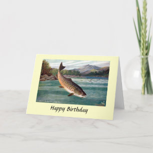 Birthday Card - Trout