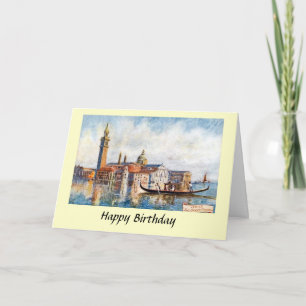 Birthday Card - Venice