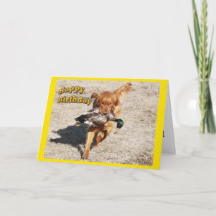 Birthday card with a Dog