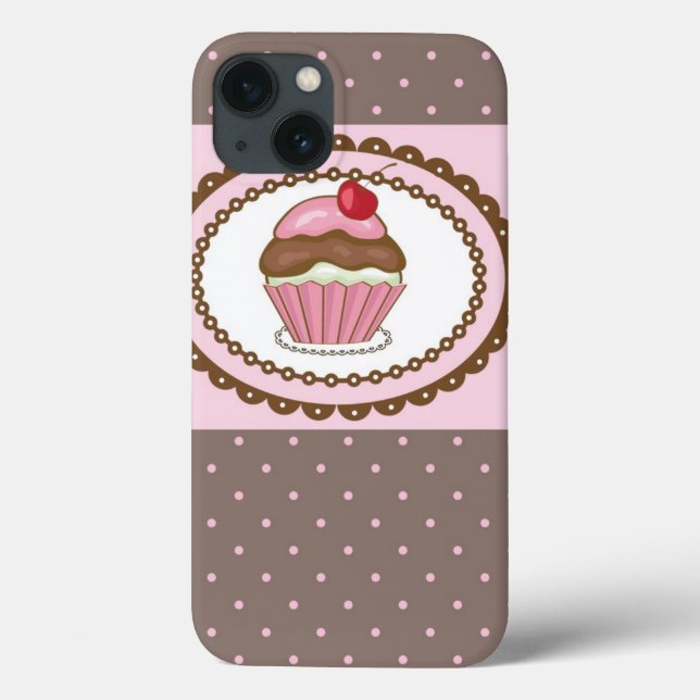 Birthday card with cupcake Case-Mate iPhone case (Back)