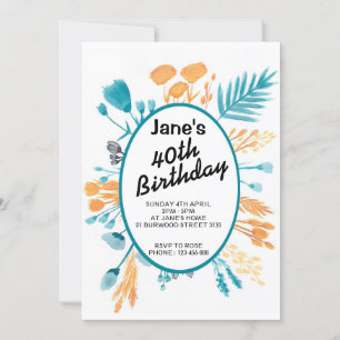 Birthday Card with Original Design
