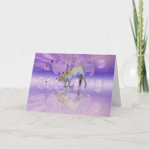Birthday card with Unicorn, Wish