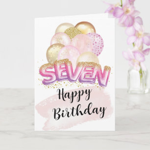 Birthday Cards for 7 Year Old Girl