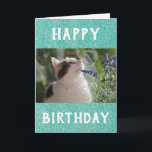 Birthday Cat Dad World's Best Ever Pet Photo Card<br><div class="desc">For Dad's birthday this year,  give him a card from his favourite furry friend -- his beloved cat!  Personalize with your pet's photo and name.</div>
