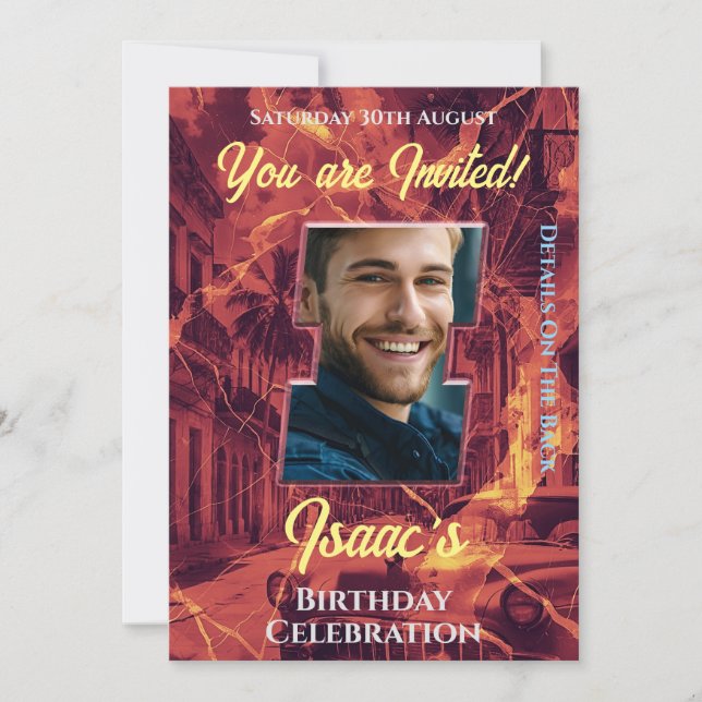 Birthday Celebration Invitation (Front)