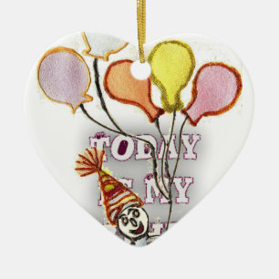 Birthday Ceramic Ornament