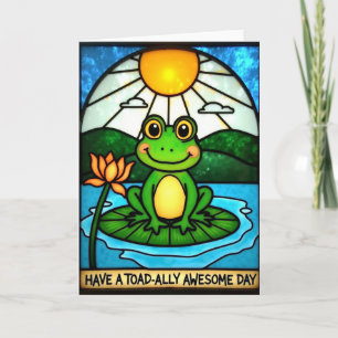 Birthday Cheer Amphibian Art Card