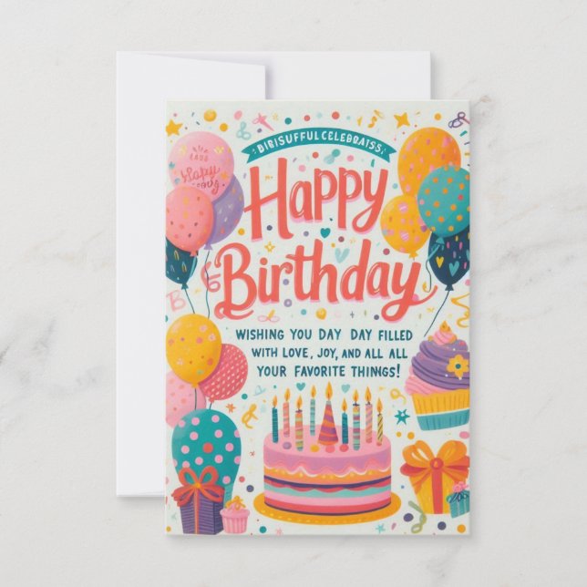 Birthday Cheer Card (Front)