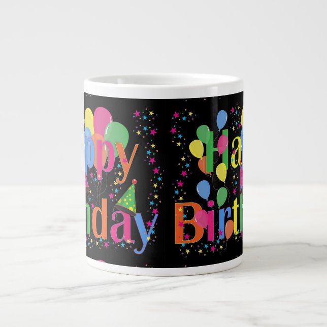 Birthday Cheers Large Coffee Mug (Front)