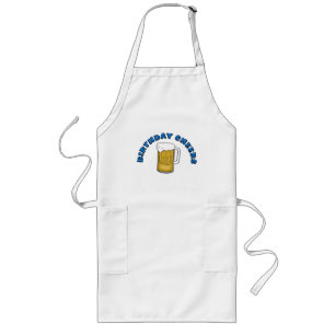 Birthday Cheers Long Apron