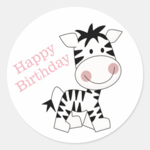 Birthday Classic Round Sticker