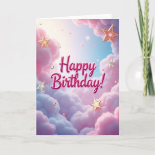 Birthday Cloudscape Card