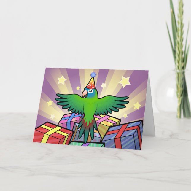 Birthday Conure / Lorikeet / Parrot Card (Front)