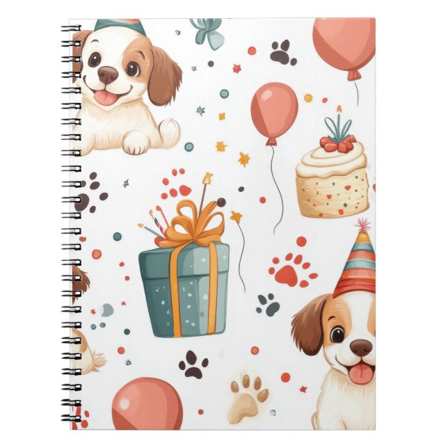 Birthday Cottage Notebook – Whimsical Celebration  (Front)