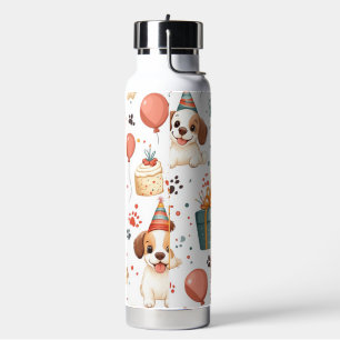 Birthday Cottage Thermos – Cozy Celebration Design Water Bottle